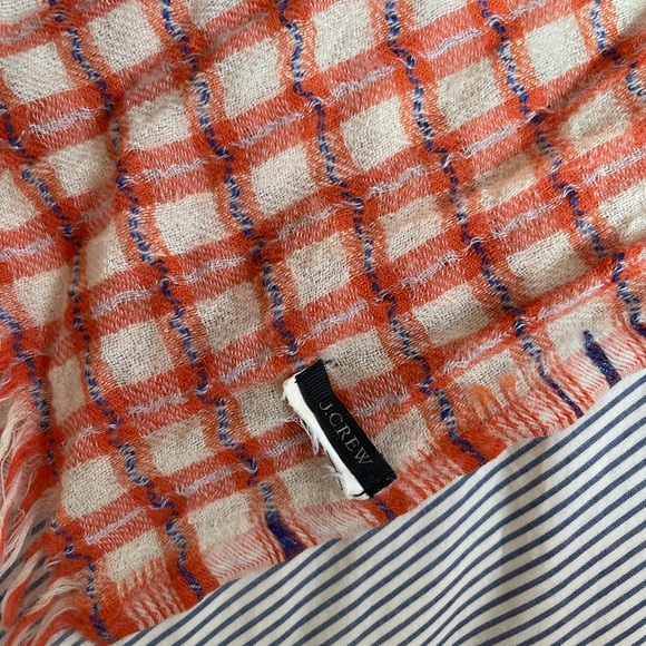 J. Crew Plaid Blanket Scarf - Picture 8 of 9